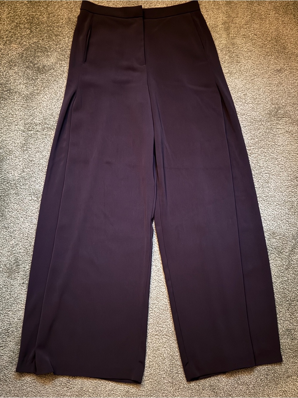 H&M Black High Waist Wide Leg Palazzo Dress Pants - Size 4